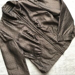 Giorgio Armani Jacquard Zipper Jacket Blazer